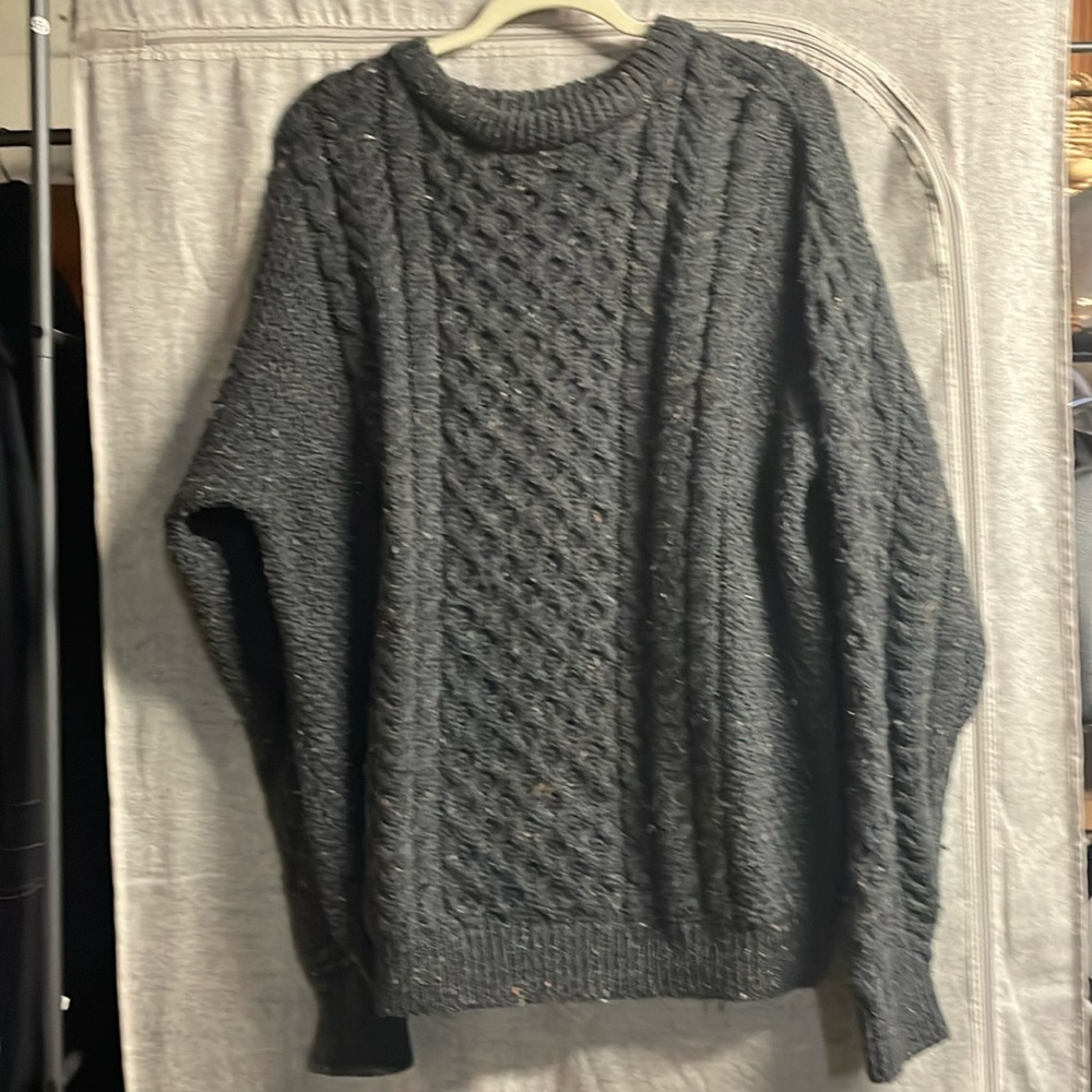 Cable Knit Cozy Wool Sweater